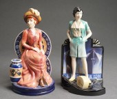 TWO KEVIN FRANCIS CERAMIC FIGU