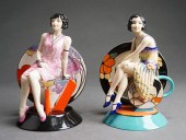 TWO KEVIN FRANCIS PORCELAIN 'T