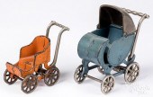 TWO KILGORE CAST IRON BABY CAR