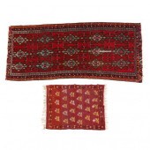 TWO KILIMS The first with pink