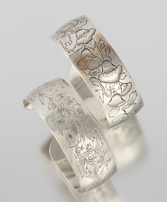 Two Kirk & Son Sterling Silver Cuff