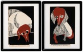 Two Kiyoshi Saito prints (1907