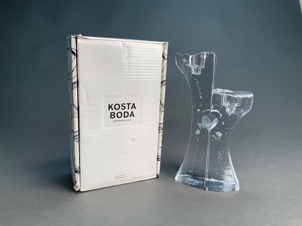 TWO KJELL ENGMAN FOR KOSTA BODA