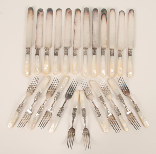 Two knife and fork sets with