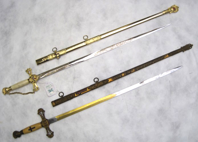 TWO KNIGHTS OF TEMPLAR CEREMONIAL