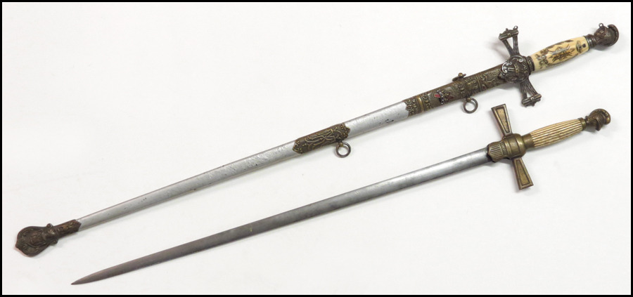 TWO KNIGHTS OF TEMPLAR CEREMONIAL