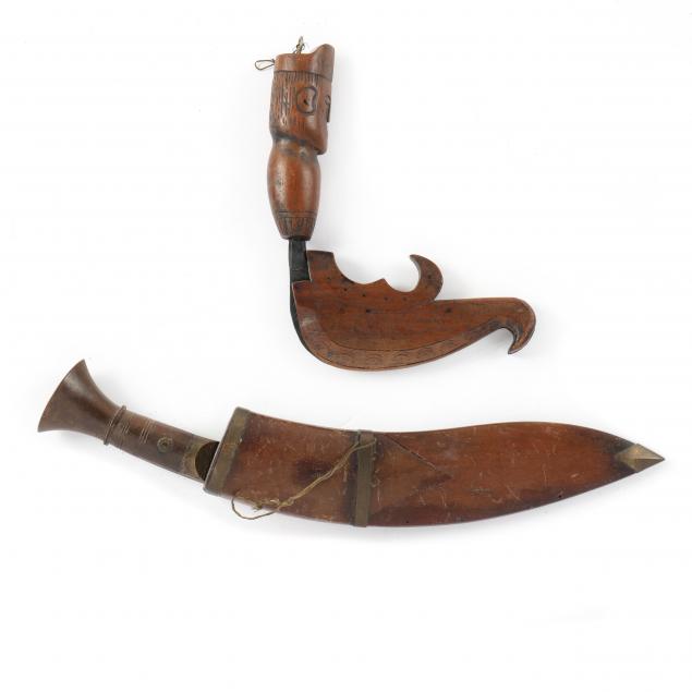 TWO KNIVES FROM INDONESIA 20th