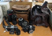 TWO KONICA FT-1 CAMERAS WITH E