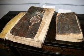 TWO KORANS 19th-19th century.