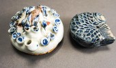 TWO KOREAN GLAZED CERAMIC WATE