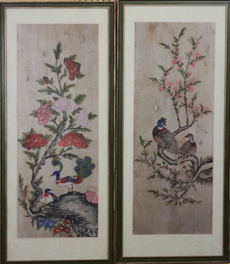 TWO KOREAN PAINTINGS LATE 19TH/