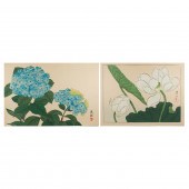 TWO KORIN OGATA WOODBLOCK PRIN