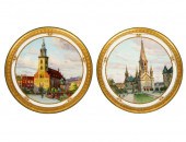TWO KPM PORCELAIN DISHESeach w