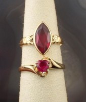 TWO LAB CREATED RUBY AND YELLO