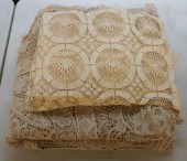 TWO LACE TABLECLOTHSTwo Lace T
