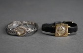 TWO LADIES' 14-KARAT GOLD CASE