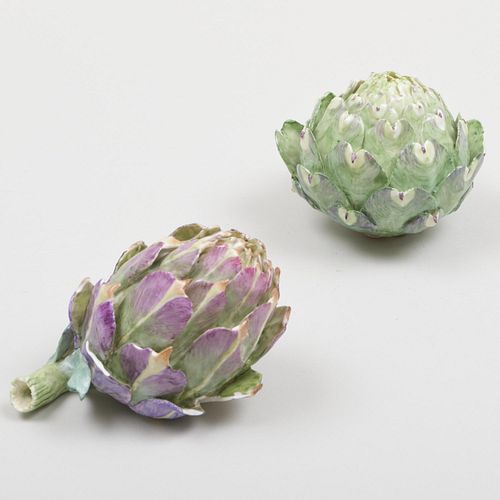 TWO LADY ANNE GORDON PORCELAIN