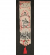 Two Lady Godiva woven silk Ste