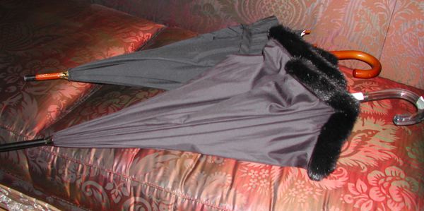 Two Lady's Umbrellas,  one a