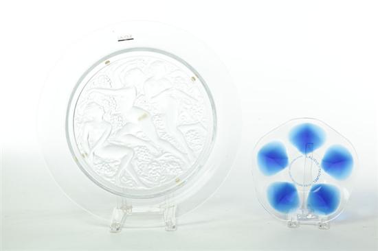 TWO LALIQUE ITEMS.  France  20th