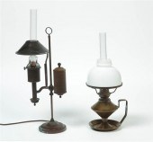 TWO LAMPS.  American  2nd half