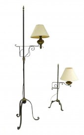 TWO LAMPS WITH ADJUSTABLE META