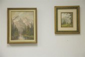 TWO LANDSCAPE PAINTINGS BY GER