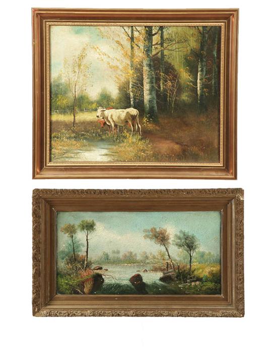 TWO LANDSCAPES (AMERICAN OR