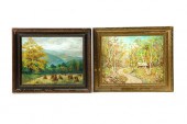TWO LANDSCAPES (AMERICAN SCHOO