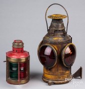 TWO LANTERNS, CA. 1900, TO INC