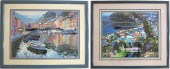 TWO LARGE COLOR OFFSET LITHOGR