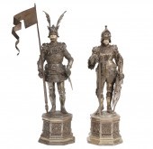 TWO LARGE CONTINENTAL SILVER G