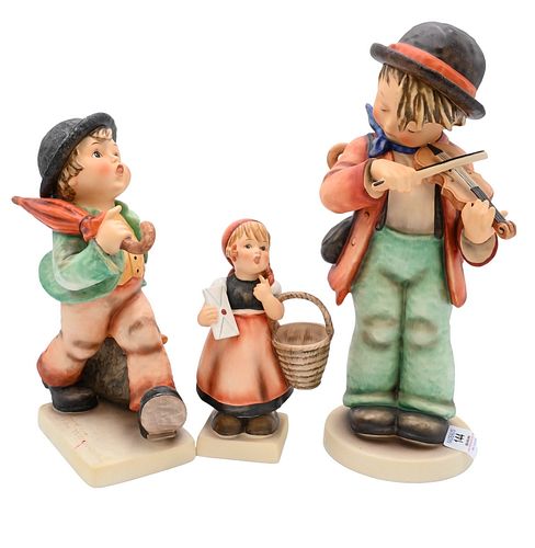 TWO LARGE GOEBEL HUMMELS, TO