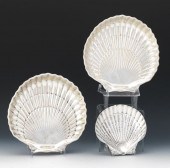 TWO LARGE GORHAM STERLING SHEL