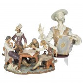 TWO LARGE LLADRO PORCELAIN FIG