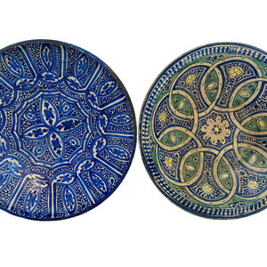 Two Large Mexican Pottery Bowls