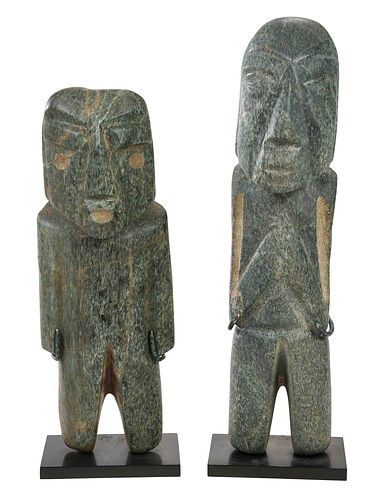 TWO LARGE MEZCALA STANDING
