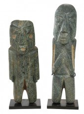 TWO LARGE MEZCALA STANDING FIG