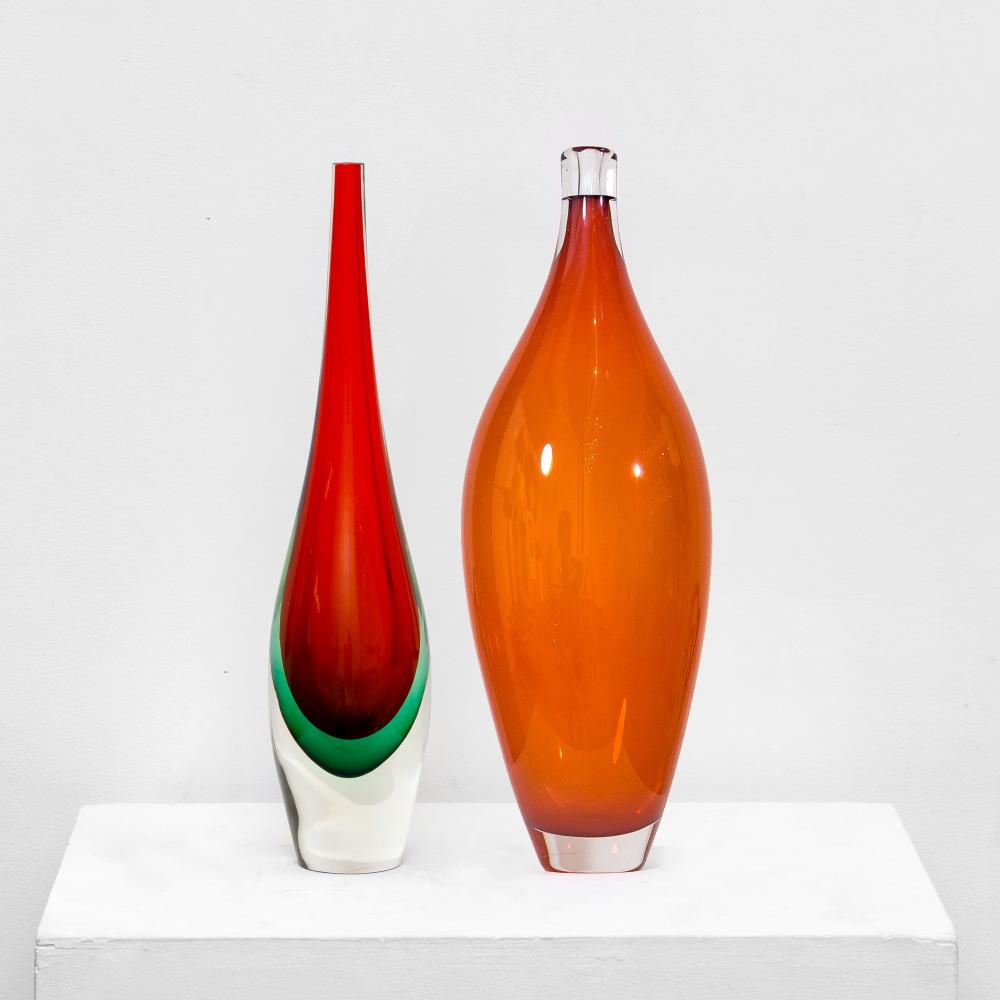 TWO LARGE MID-CENTURY MODERN