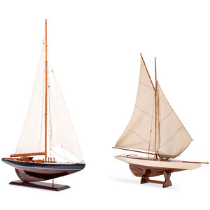 Two Large Models of Sailboats