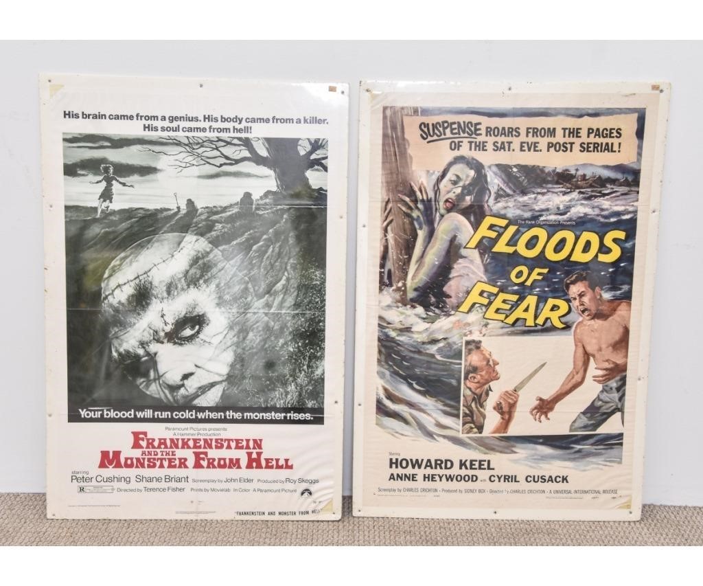 Two large movie posters "Flood of