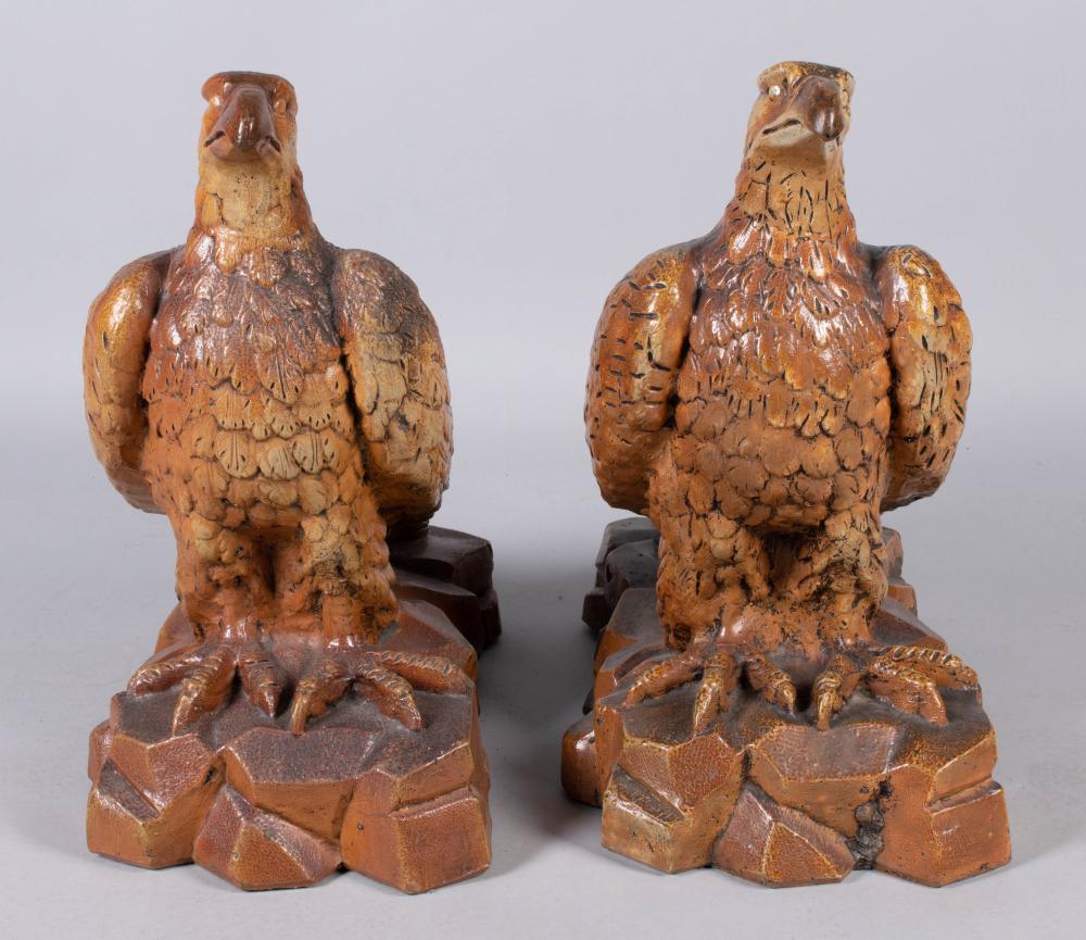 TWO LARGE NORTH DEVON POTTERY