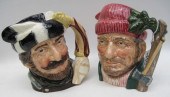 TWO LARGE ROYAL DOULTON PORCEL