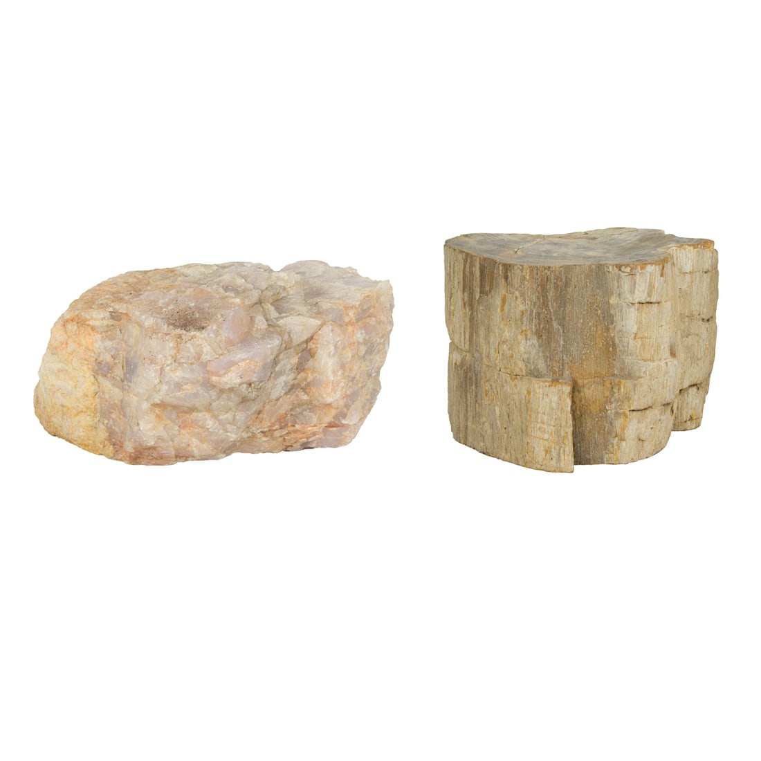 TWO LARGE SPECIMEN STONESTwo