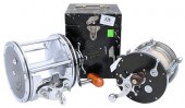 TWO LARGE VINTAGE REELSTwo Lar