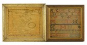 TWO LATE 18TH/ 19TH C. NEEDLEW