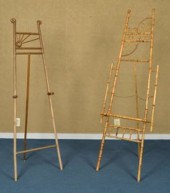 Two late 19th C. easels with c