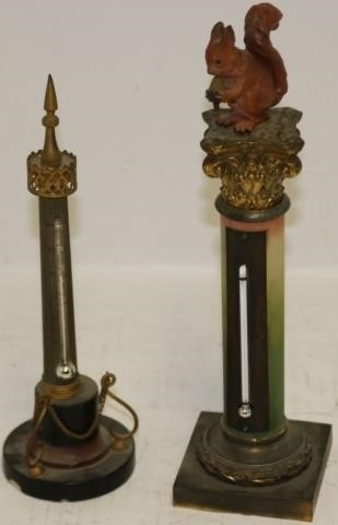 TWO LATE 19TH CENTURY THERMOMETERS.