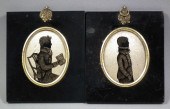 Two late George III oval half