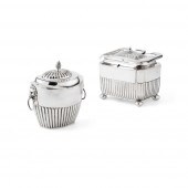 TWO LATE VICTORIAN TEA CADDIES